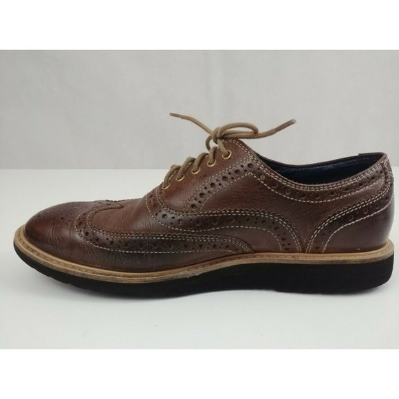 Cole Haan Mens Brown Leather Wingtip Casual Oxford Shoes C11824 US Size 8 1/2 M main image 7
